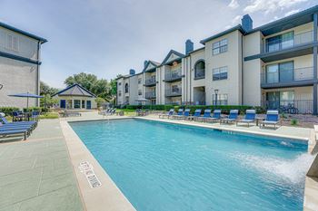 the enclave at homecoming terra vista swimming pool  at Carmel Creekside, Fort Worth